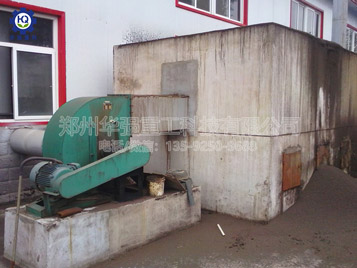 有機(jī)肥生產(chǎn)現(xiàn)場