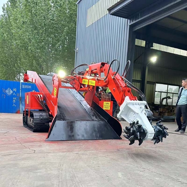 履帶扒渣機